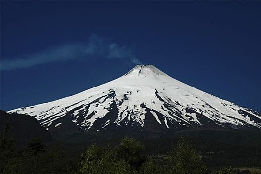 火山,风景,巴塔哥尼亚,智利