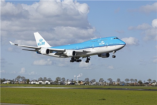 阿姆斯特丹,机场,史基浦,波音747,陆地