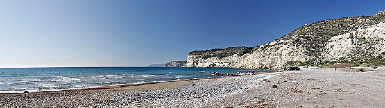 海滩,湾,南方,塞浦路斯,欧洲