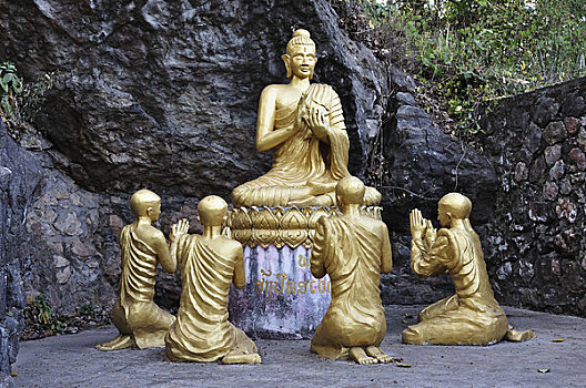 雕塑,琅勃拉邦,老挝