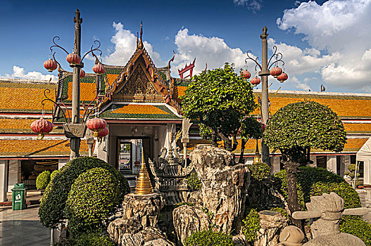 佛教寺庙,寺院,曼谷,泰国