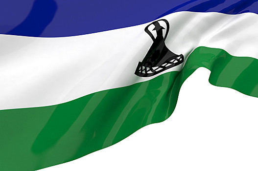 莱索托国旗图片