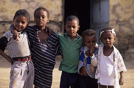 厄立特里亚,马萨瓦,埃塞俄比亚,街景,男孩
