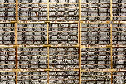 活字印刷字模背景墙,南京中国科举博物馆