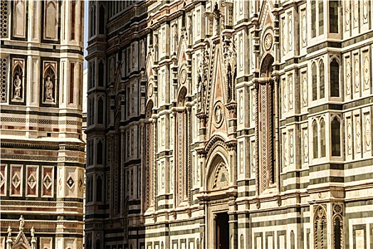 华丽,建筑,中央教堂,佛罗伦萨,意大利