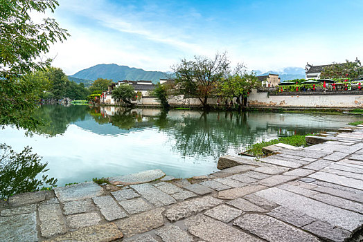 安徽宏村古镇乡村风景