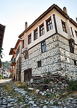 传统,房子,梅尔尼克,保加利亚