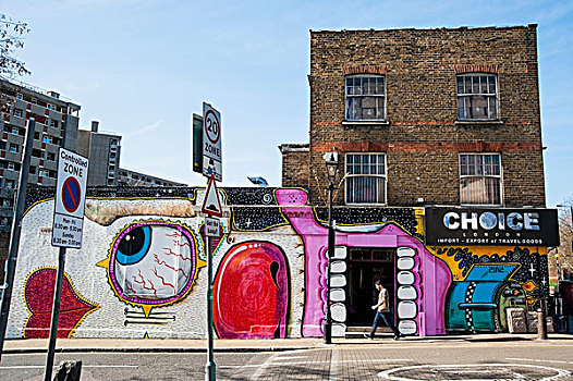 英国,英格兰,街头艺术,伦敦