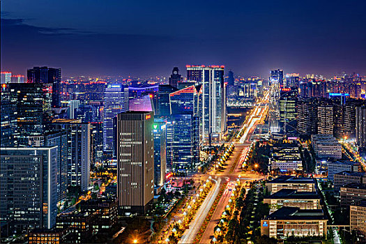 成都天府软件园夜景