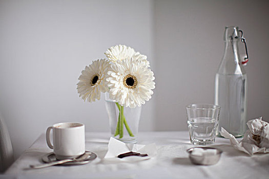 花,咖啡