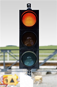 红绿灯,信号,黄灯