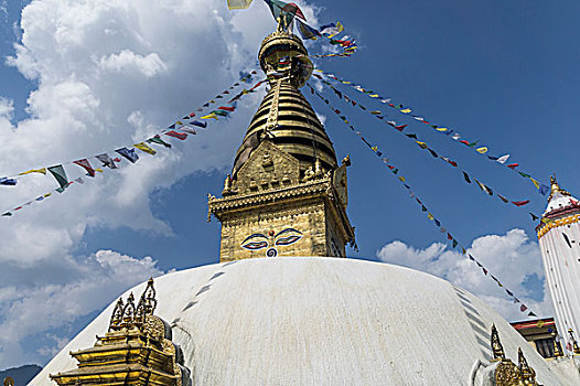 庙宇,加德满都,尼泊尔