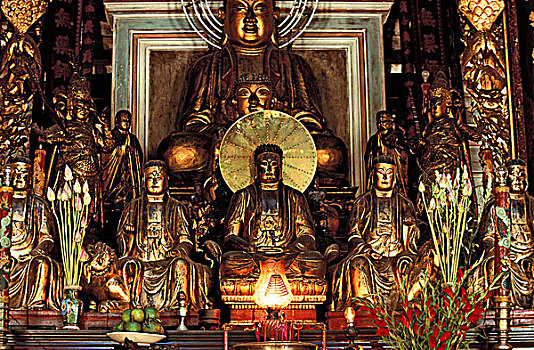 越南,佛教寺庙,西贡,胡志明市