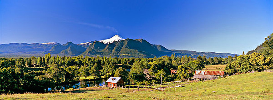 农场,国家公园,区域,智利
