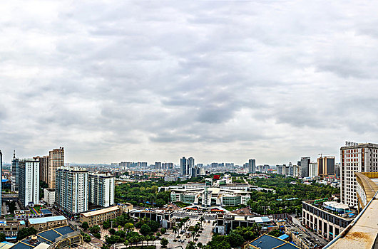 中国广西贵港市城市景观