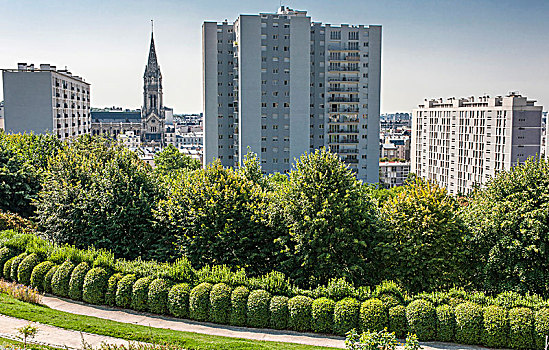 法国,巴黎,20世纪,地区,风景,城市