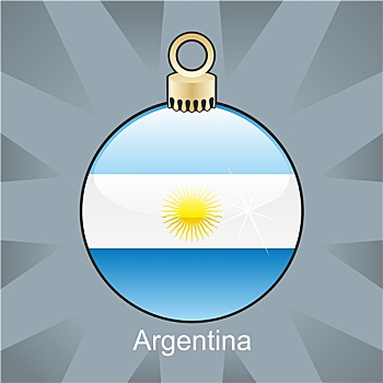 阿根廷,旗帜,圣诞节,形状