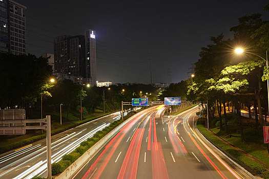 羊城广州天河科韵路国庆假期灯光美景