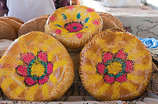 乌兹别克斯坦,撒马尔罕,传统,甜食