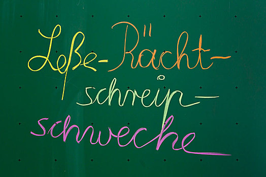 德国,书写,粉笔,黑板,欧洲