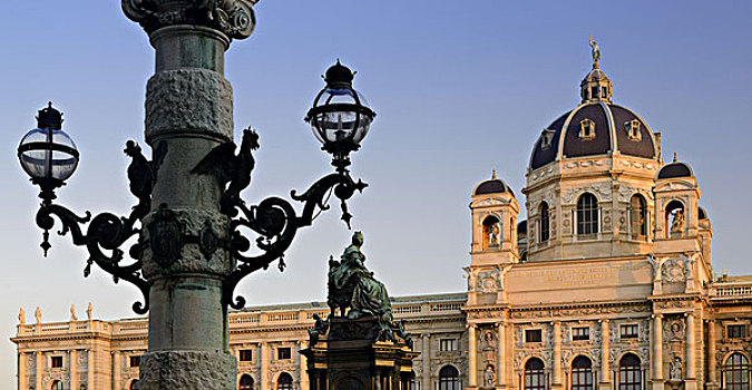 奥地利,维也纳,风景,艺术,雕塑,自然博物馆,建造,风格