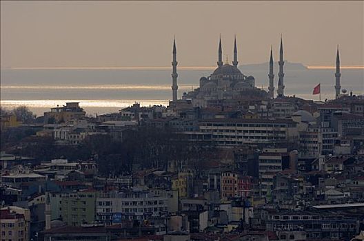 伊斯坦布尔,黄昏,土耳其