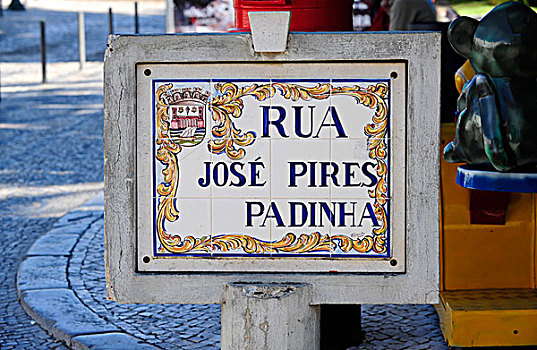 路标,阿尔加维海岸,葡萄牙,南,欧洲