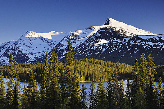 景色,山,风景,挪威