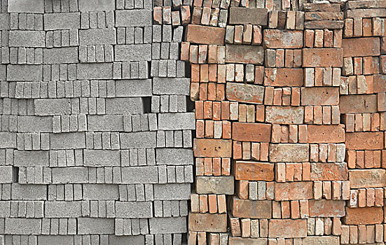 旧砖跺apileofusedbrick