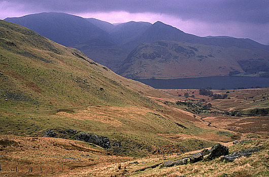 英格兰,坎布里亚,湖区国家公园,风景