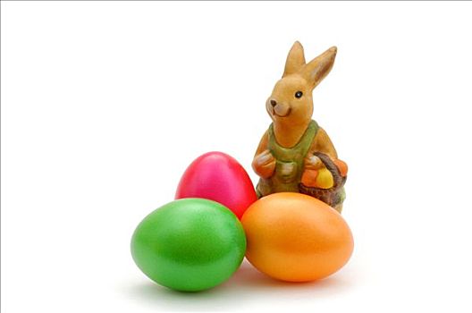 色彩,复活节彩蛋,瓷器,复活节兔子,复活节