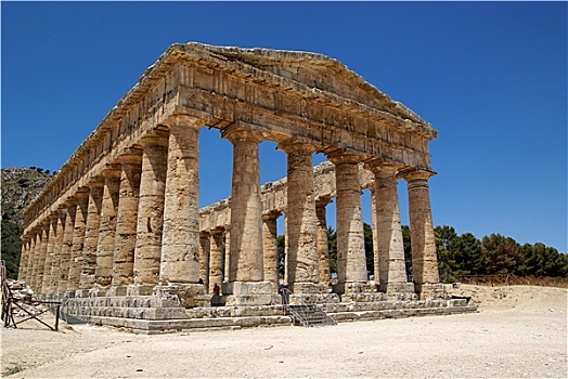 塞杰斯塔,希腊,庙宇,西西里