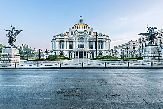 墨西哥,墨西哥城,艺术宫,黎明,大幅,尺寸