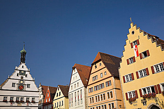 中世纪,城镇,罗腾堡,德国