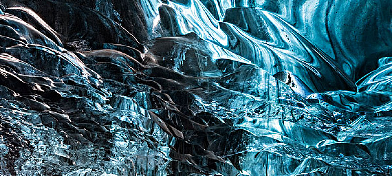 冰,洞穴,冰河,瓦特纳冰川,国家公园,大幅,尺寸