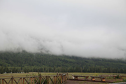 喀纳斯湖美景