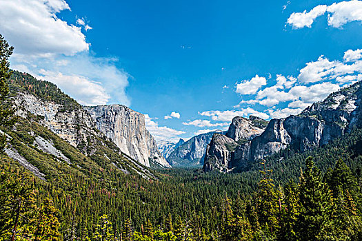 风景,优胜美地山谷,隧道,船长峰,优胜美地国家公园,加利福尼亚,美国,北美