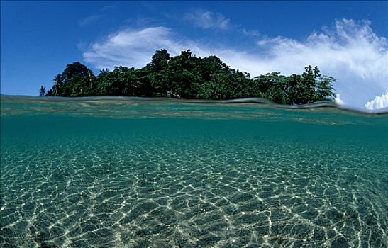 热带海岛,分开,图像