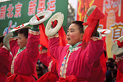 表演,庆贺,春节,北京,中国