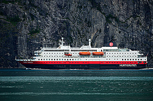 船,运输,靠近,挪威,欧洲