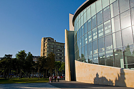现代建筑,巴库,阿塞拜疆,区域,欧亚大陆