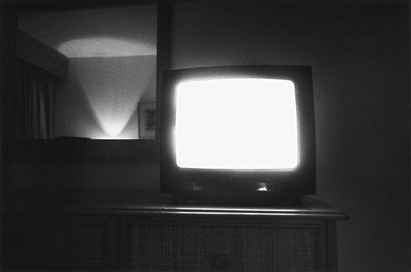 电视,暗淡,房间