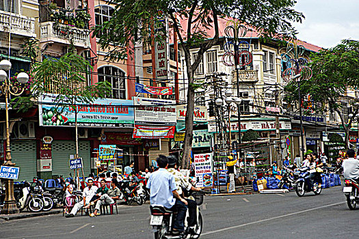 街道,胡志明市,越南