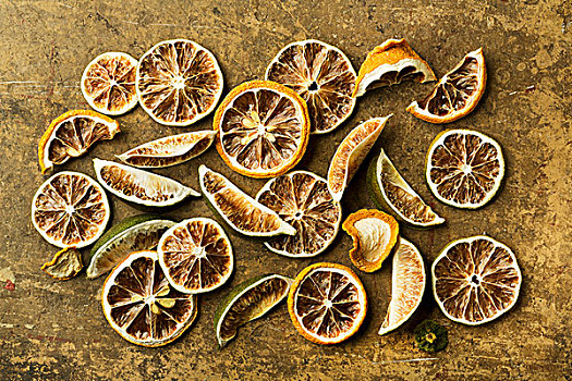 种类,干燥,柑橘