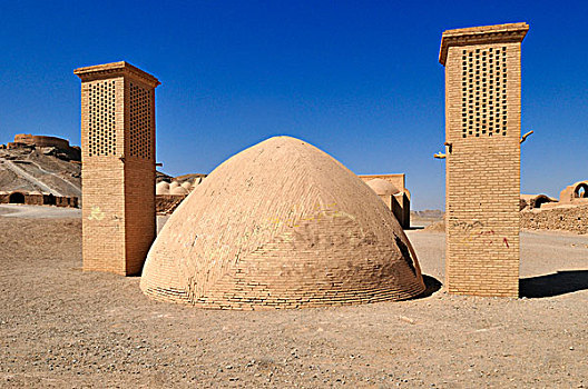 沈默的塔,埋葬,地面,亚兹德,波斯,伊朗,亚洲