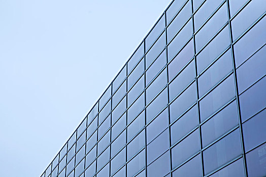 摩天大楼上的玻璃外墙