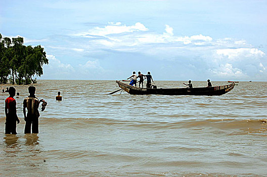 钓鱼,湾,孟加拉,十二月,2007年