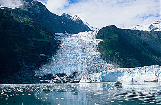 冰河,峡湾,威廉王子湾,阿拉斯加
