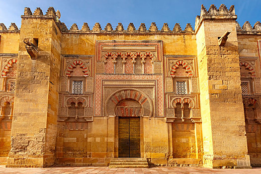 墙壁,大清真寺,科多巴,西班牙