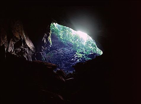 暗色,洞穴